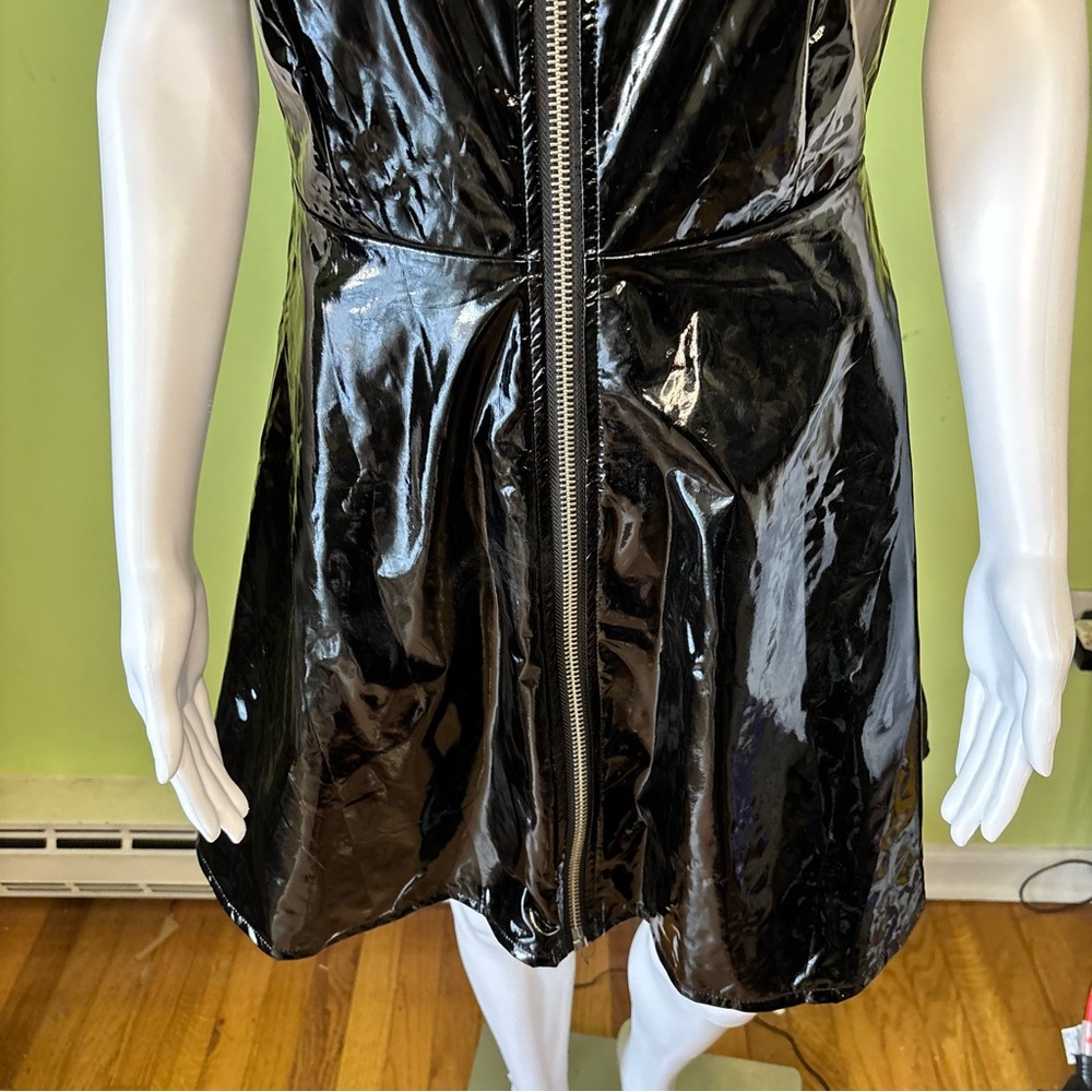 Killstar Black Vinyl Midi Dress - Picture 7 of 8